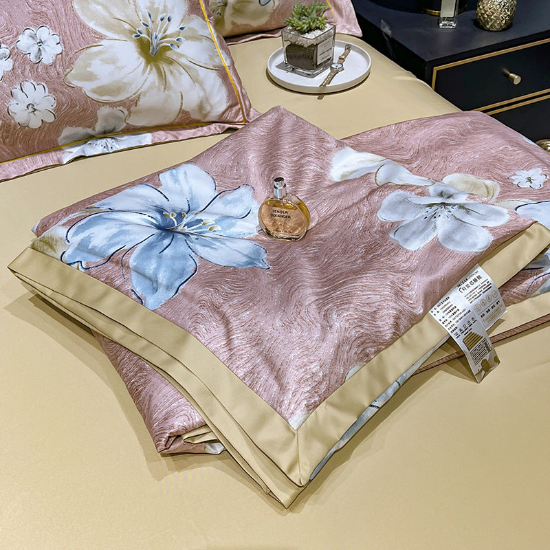 Tencel Summer Duvet Four-piece Washed Silk EX-STOCK Canada 