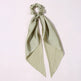 Cute Hair Silk Bow Scrunchie Vintage Satin Scarf Scrunchie - EX-STOCK CANADA