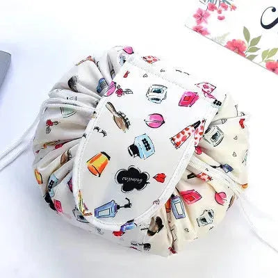 Animal Printing Large Capacity Drawstring Lazy Cosmetic Storage Bag - EX-STOCK CANADA