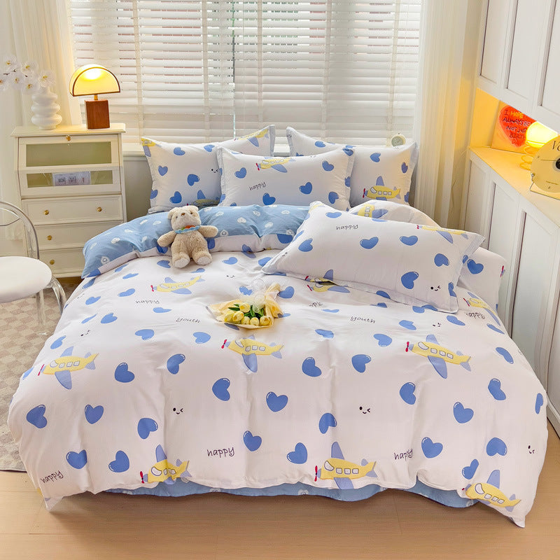 Cartoon Duvet Cover Bedding Bed Sheet Cute Quilt Cover EX-STOCK Canada 