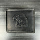 Men’s Cow Leather Eagle Embossed Bifold Wallet 