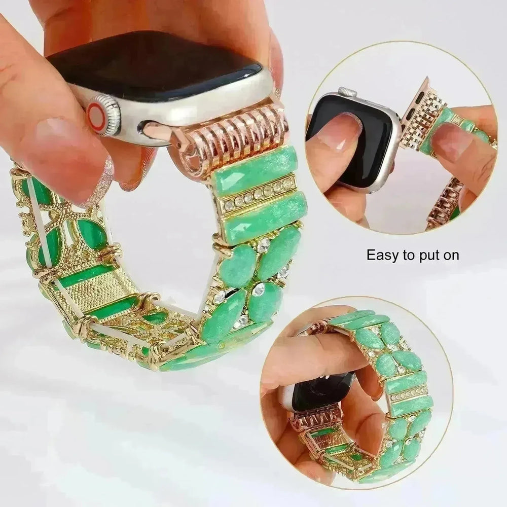 Strap Green Jewelry Watch Band Bracelet women - EX-STOCK CANADA