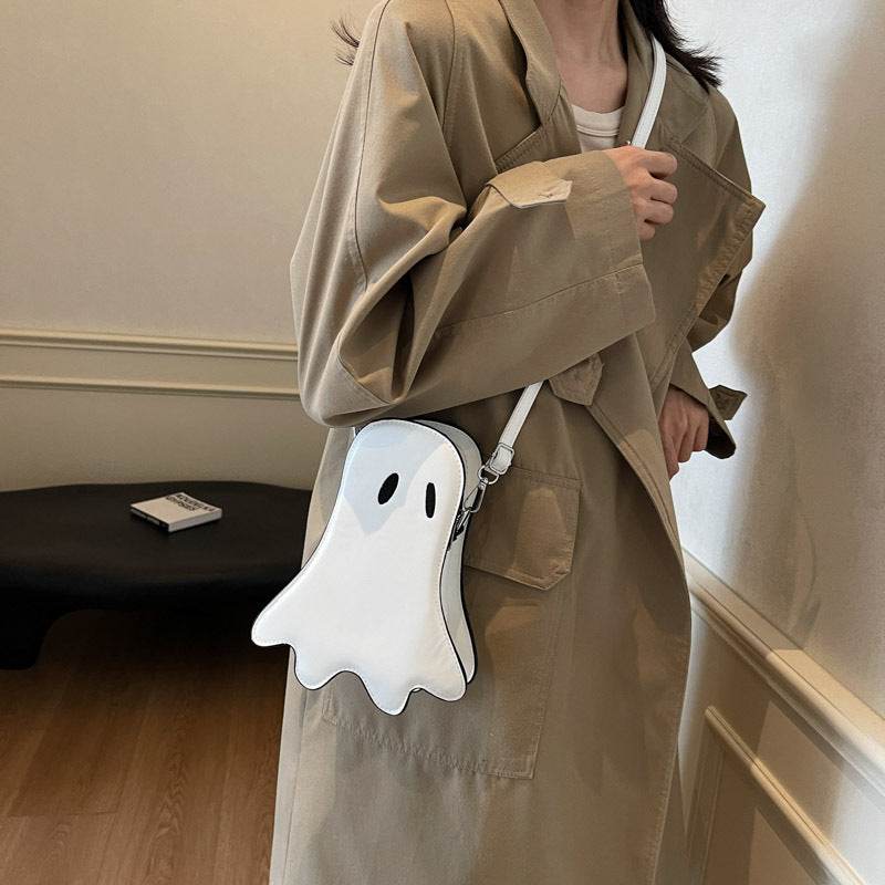 Women's Halloween Ghost Kid Messenger Bag - EX-STOCK Canada