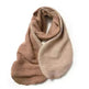 Gradient Mixed-color Scarf Winter Double-sided Wrinkled Imitation Cashmere Scarf Popular Versatile And Elegant Shawl For Women - EX-STOCK CANADA