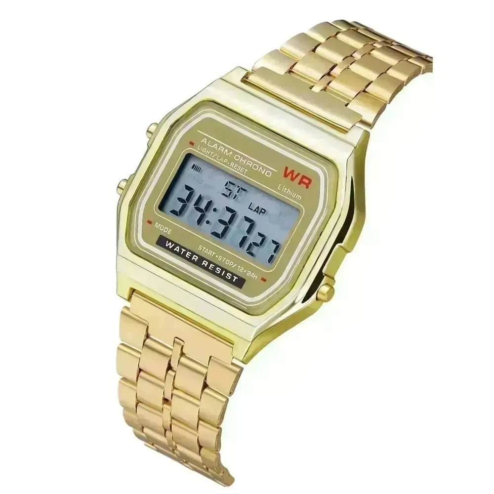 WR F91W Stainless Steel chain Electronic Watch - EX-STOCK CANADA