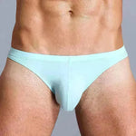 Low Waist Ice silk Elastic men's briefs underwear pant for men