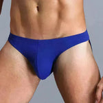 Low Waist Ice silk Elastic men's briefs underwear pant for men