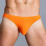 Low Waist Ice silk Elastic men's briefs underwear pant for men
