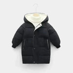 Children Winter Puffer Hoodie Windproof Jacket kids