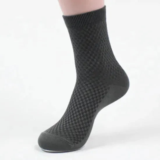 Socks men's new bamboo fiber men's business socks - EX-STOCK CANADA