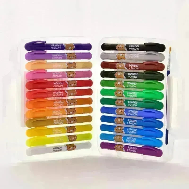Kids Children Deli Rotating Crayon Children's Oil Pastel - EX-STOCK CANADA