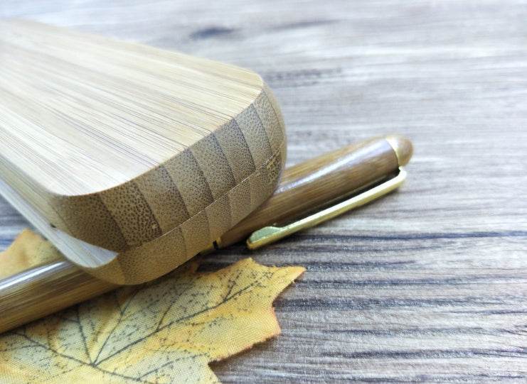 Bamboo Pen Bamboo Pen Pen Ball Pen Lettering Customer Gift Hard Pen Neutral Bamboo Pen - EX-STOCK Canada