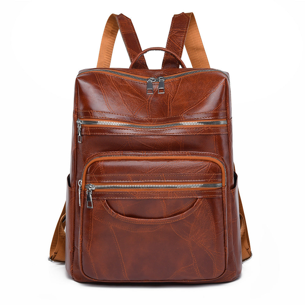 Women's Backpack PU Soft Leather Large Capacity EX-STOCK