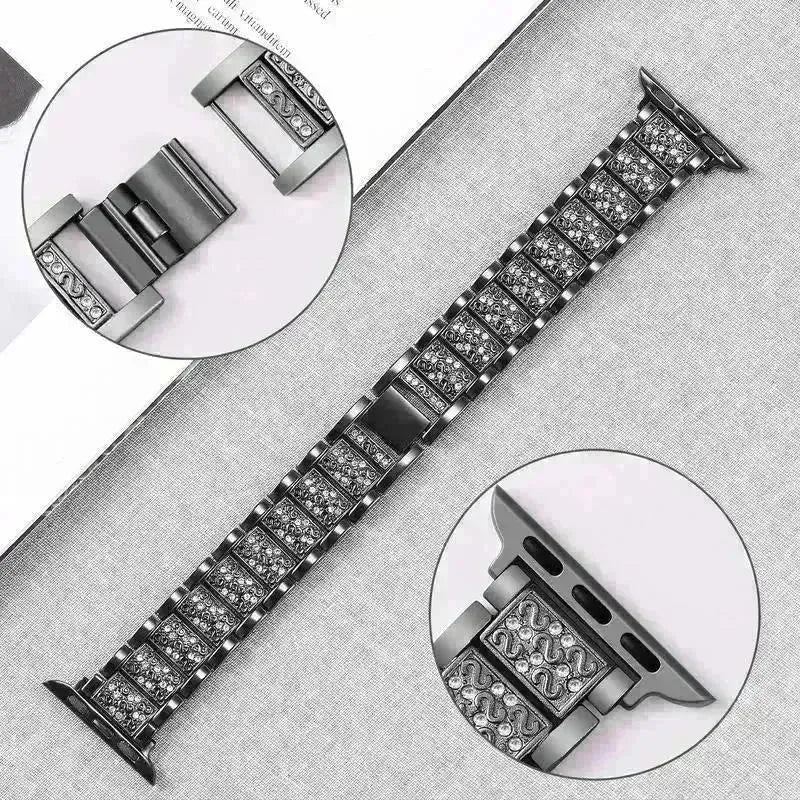 Female Jewelry Chain Watch Strap Bracelet Wrist band suitable for Apple Watch - EX-STOCK CANADA