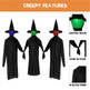Halloween Black Witches With Change Colors - EX-STOCK Canada