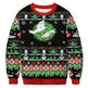Ugly Funny Christmas print Knit Couple sweater - EX-STOCK CANADA