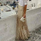 Elegant Women's Long Sequin Skirt - EX-STOCK CANADA