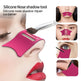 Silicone nose shadow tool with various uses on a white background