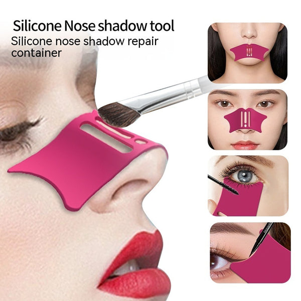 Silicone Nose Contour Shading Stencil – Nose Shadow Guide Tool for Precise Contouring