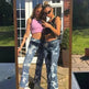 Slim Fit Slimming Versatile Personality Bootcut Jeans Pants women - EX-STOCK CANADA