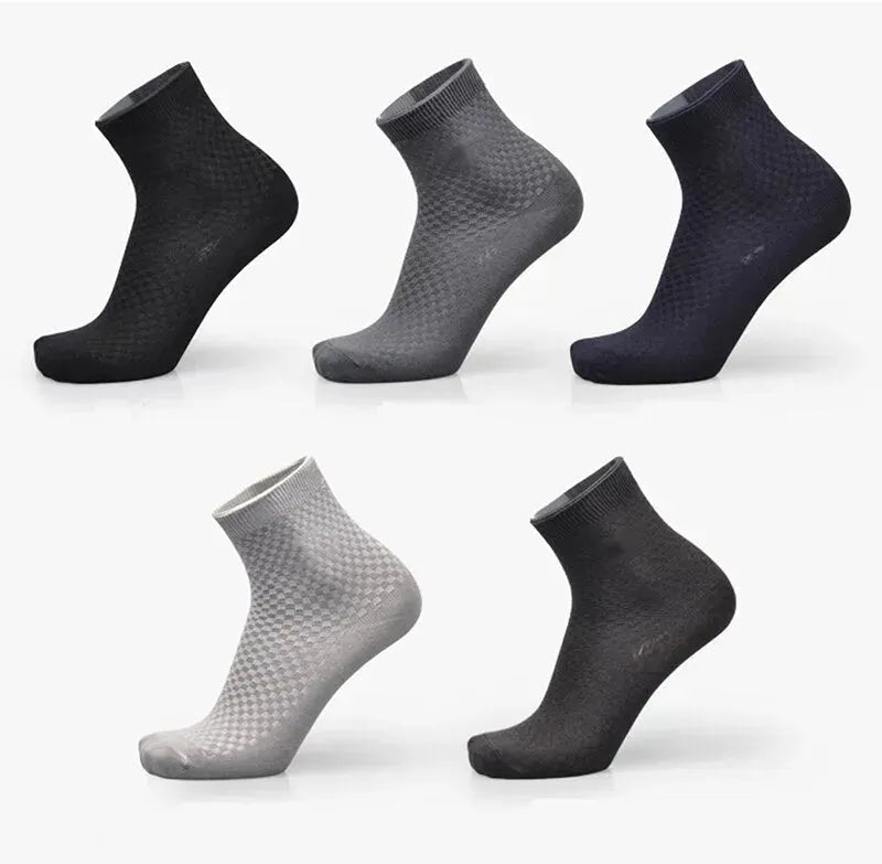 Socks men's new bamboo fiber men's business socks - EX-STOCK CANADA