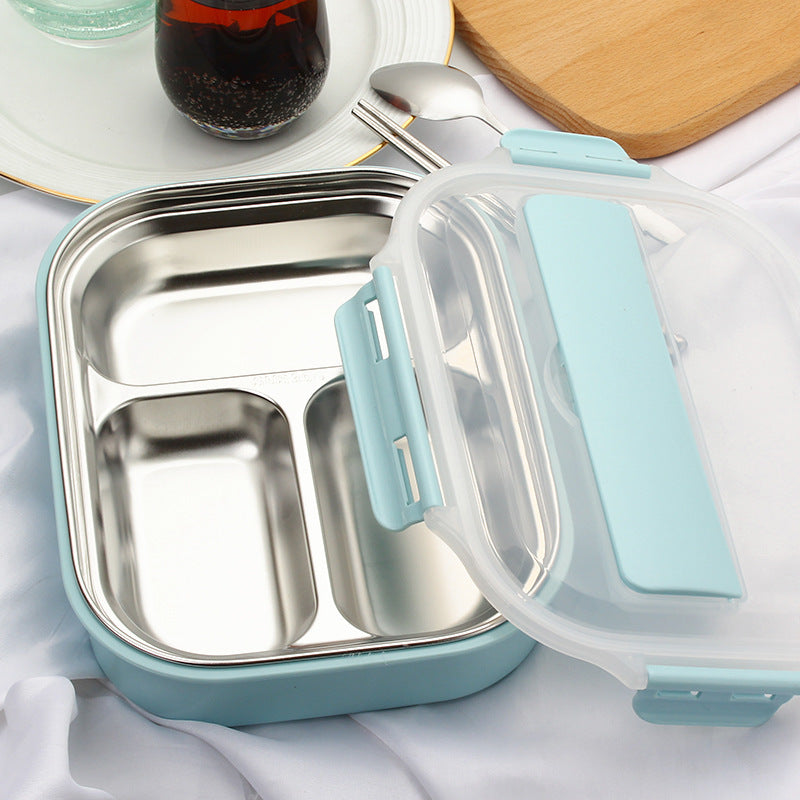 Stainless steel student lunch box EX-STOCK