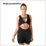 Women Cut out Unitard Short Bodysuit