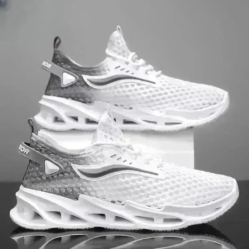 Men's Casual Walking Running Non slip  lace up sneakers - EX-STOCK CANADA