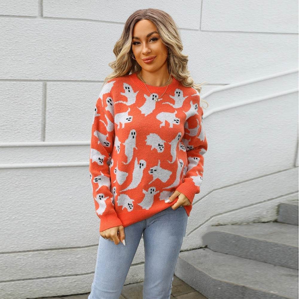 Halloween Sweater Pullover Plus Size Knitwear - EX-STOCK Canada