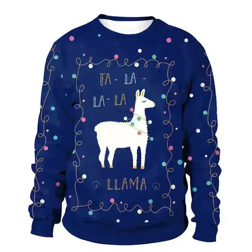 Christmas Element Men's And Women's Round Neck Sweater - EX-STOCK CANADA