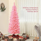6ft Tall Pencil Artificial Christmas Tree With 479 Branch Tips With Steel Base EX-STOCK Canada 