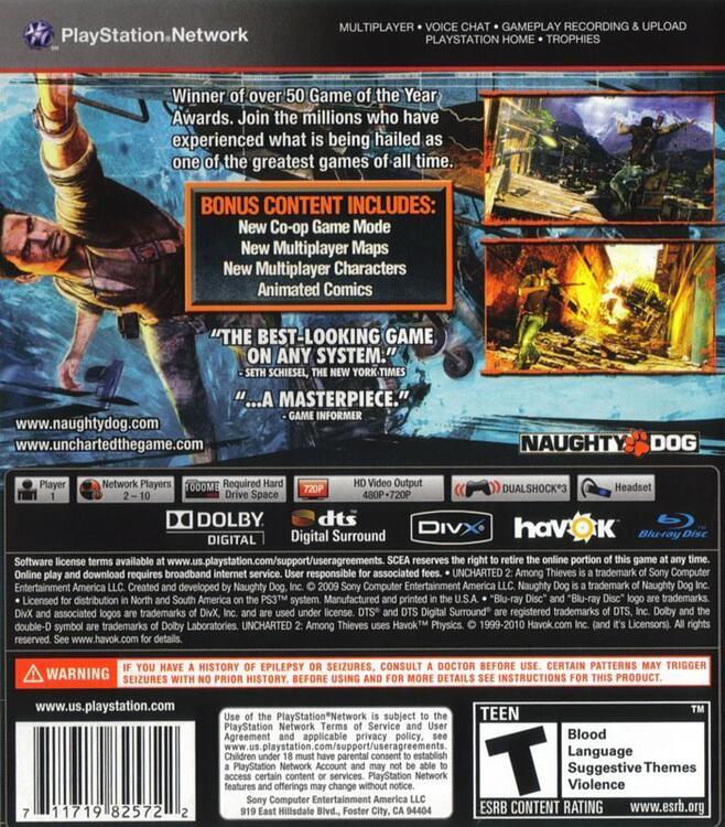 Uncharted 2:  Among Thieves  [GOTY Edition] 