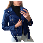 Slim Slim Winter Leather Jacket Motorcycle Jacket | EX-STOCK product gallery photo 3
