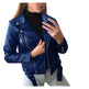 Slim Slim Winter Leather Jacket Motorcycle Jacket | EX-STOCK product gallery photo 3
