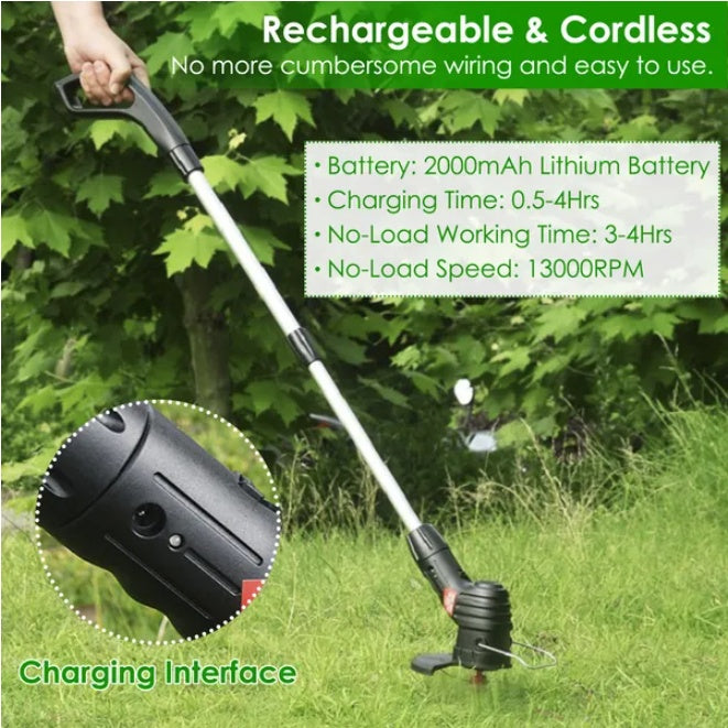 Electric Cordless Lawn Mower With 5 Blades EX-STOCK Canada 