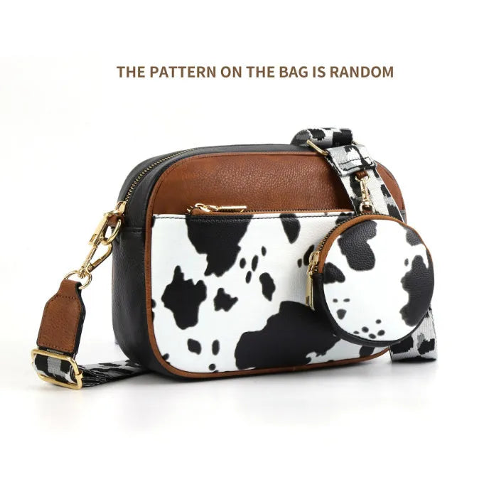 Daily Matching PU Leather Business Commute Zipper Crossbody Bags for women - EX-STOCK CANADA