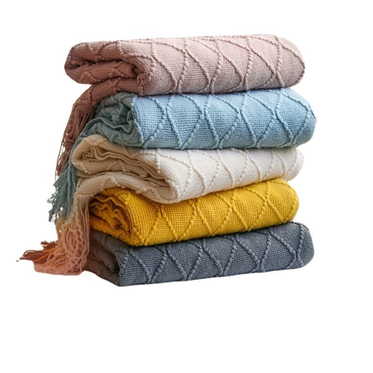 Sofa Blanket Cover Blanket Nordic Office Blanket EX-STOCK Canada 