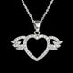 Women Fashion Angel love pendant Necklace Gold Silver - EX-STOCK CANADA