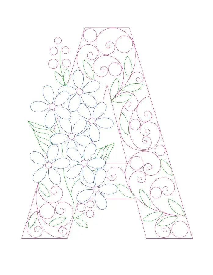Paper Filigree Painting Kit - Letters - EX-STOCK CANADA