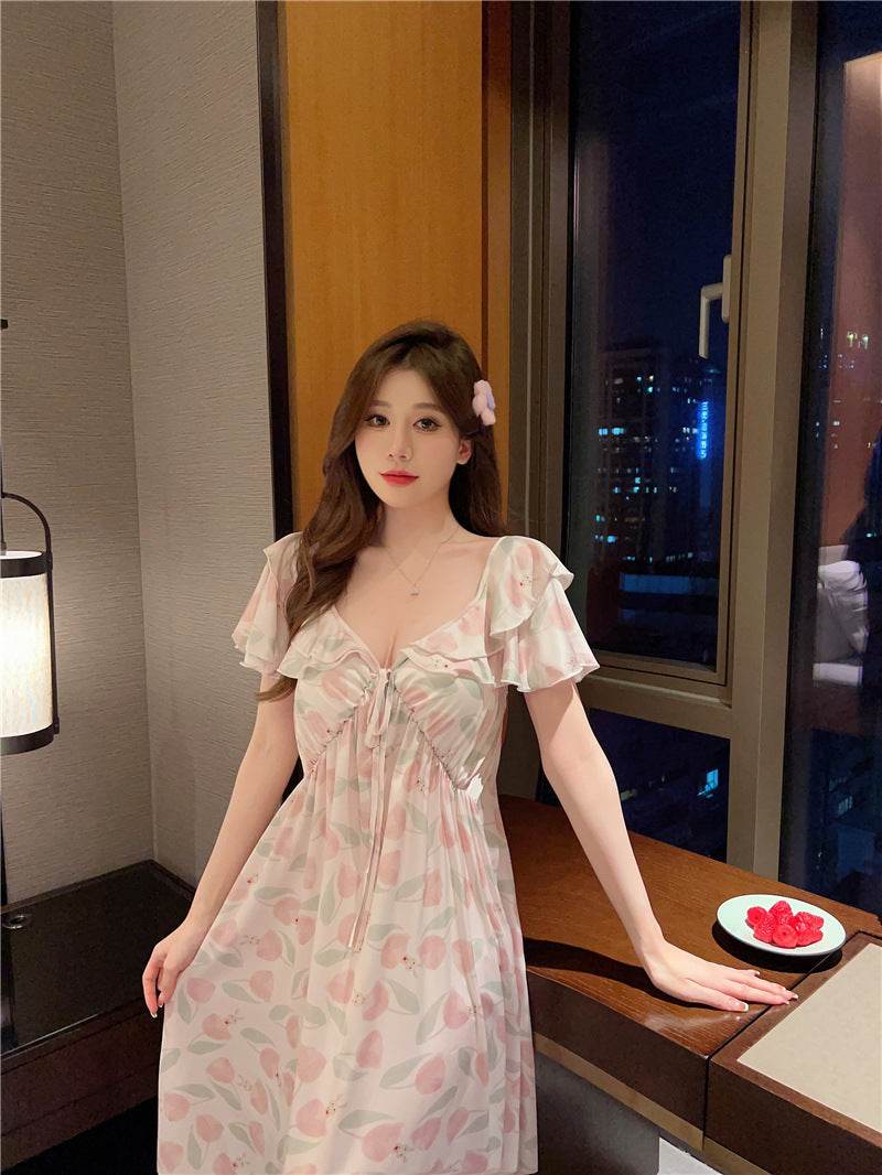 Summer French Silk Pajamas For Women EX-STOCK