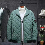 Cobral de algodón comprimido Azul de algodón acogido de algodón Invierno ropa corta de estilo de algodón de estilo coreano