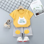 Kids' Cotton Cartoon T-Shirt & Shorts Set — product view 1 of 6 | EX-STOCK