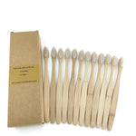Eco friendly 12 Bamboo toothbrushes - EX-STOCK CANADA