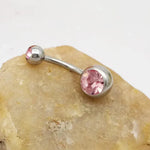 Puncture Hypoallergenic Titanium Steel Navel Buckle Belly Nail - EX-STOCK CANADA