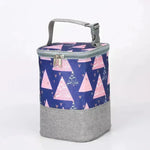 Oxford Cloth Portable Feeding Bottle Bag Aluminum Foil Heat And Cold Insulation Mummy Out Lunch Box Bag
