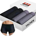 Yachen Silky mesh Breathable boxer briefs underwear men