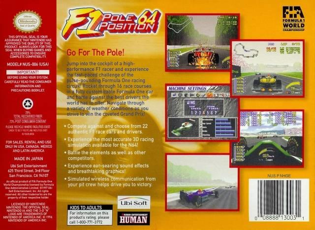 F1 Pole Position 64 