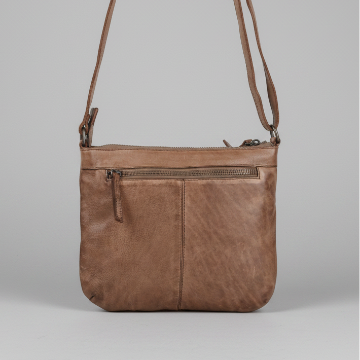 Bolso cruzado de cuero MET V Stitch 