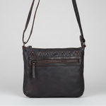 Bolso cruzado de cuero MET V Stitch 