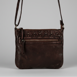 Bolso cruzado de cuero MET V Stitch 